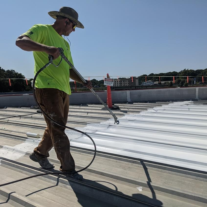 Commercial roof repair and restoration